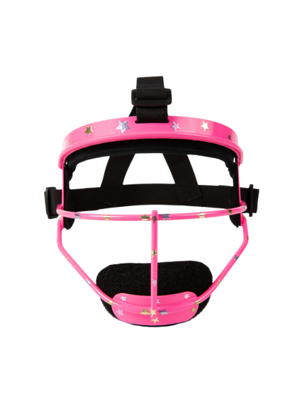 Girl's Play Ball Starlight Softball Fielder's Mask - Pink