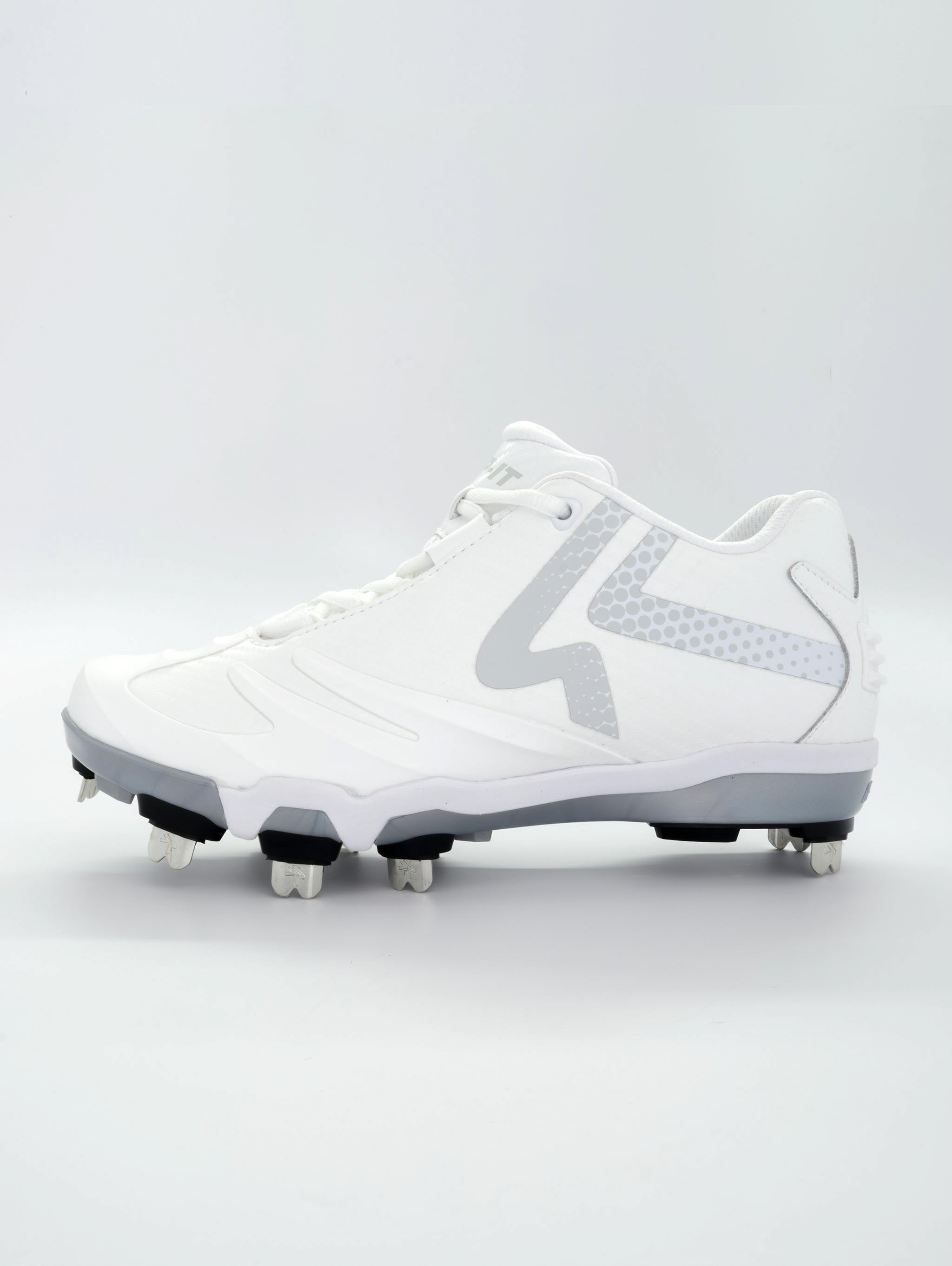Women's SwiftStep Ringor Pro Metal Softball Cleats - White/Grey