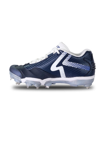 Women's Ringor Pro 2 Metal Softball Cleat. - Navy