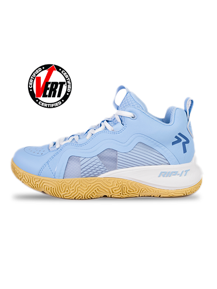 Women's SwiftStep FUTURE Volleyball Court Shoe - Carolina Blue/White