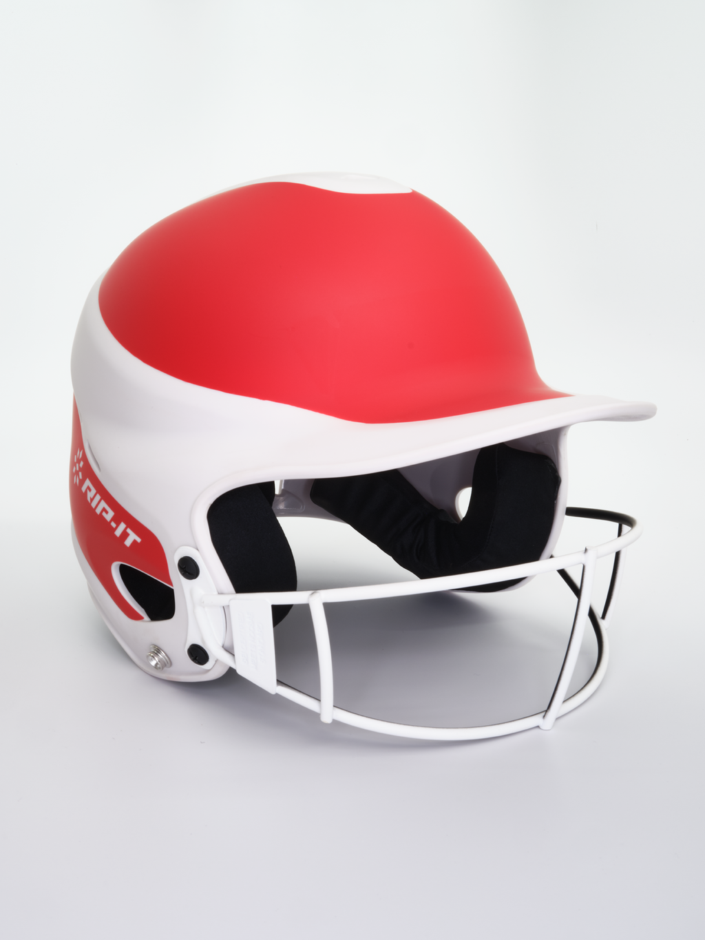 Vision Pro Softball Helmet - Two Tone Matte - Scarlet