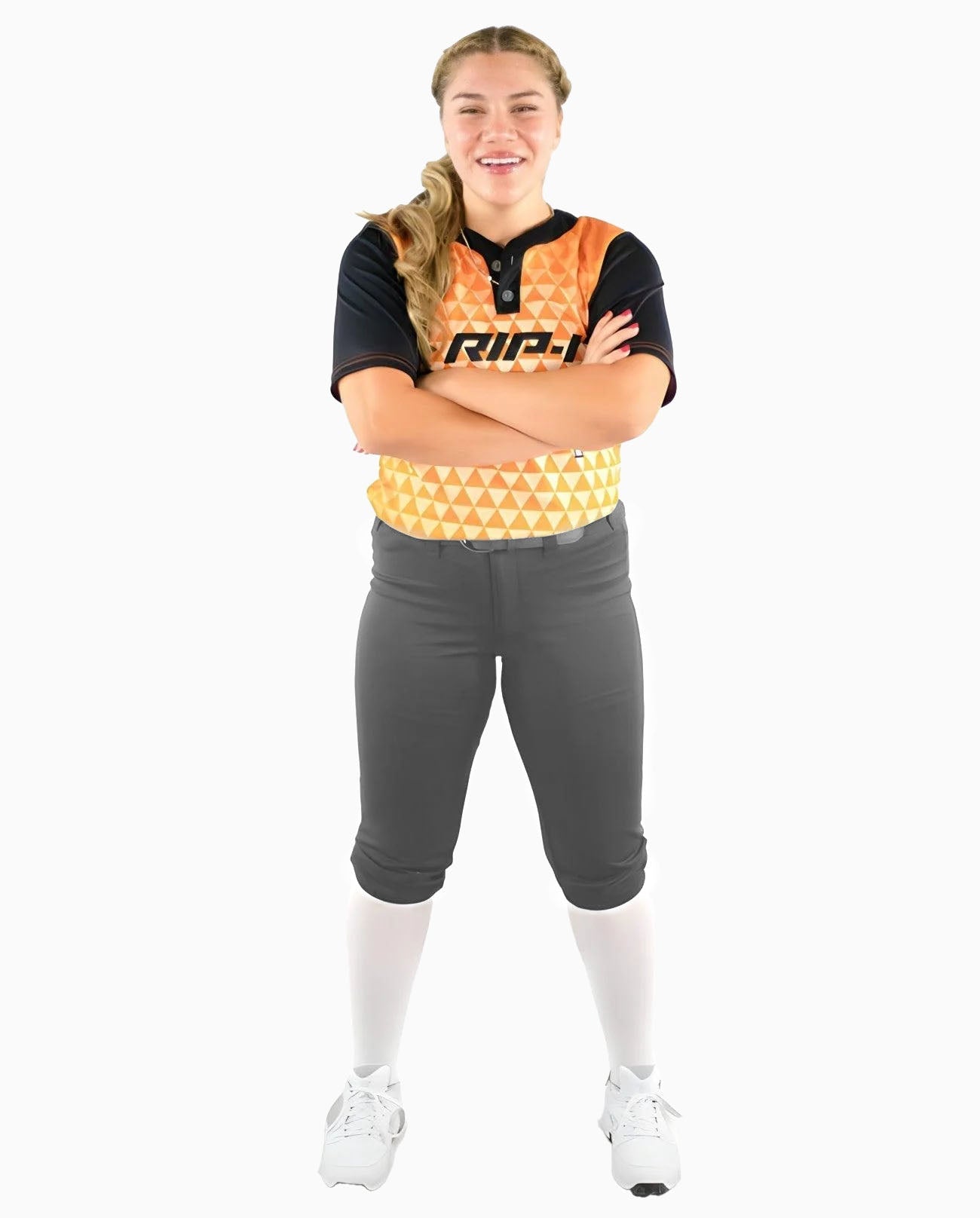 Women's Revolution Softball Pants - Athletic Fit - Charcoal
