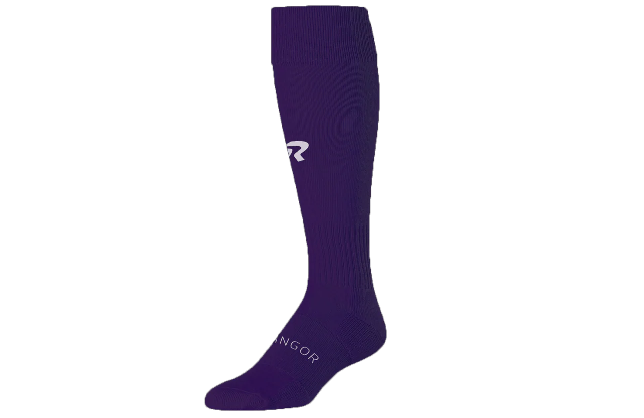 Women's Diamond Fit Softball Socks - Purple