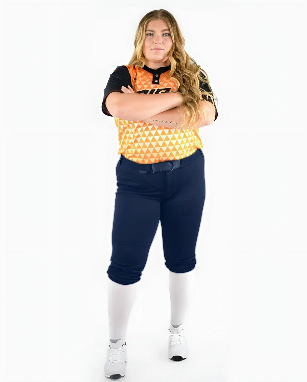 Women's Revolution Softball Pants - Curvy Fit - Navy