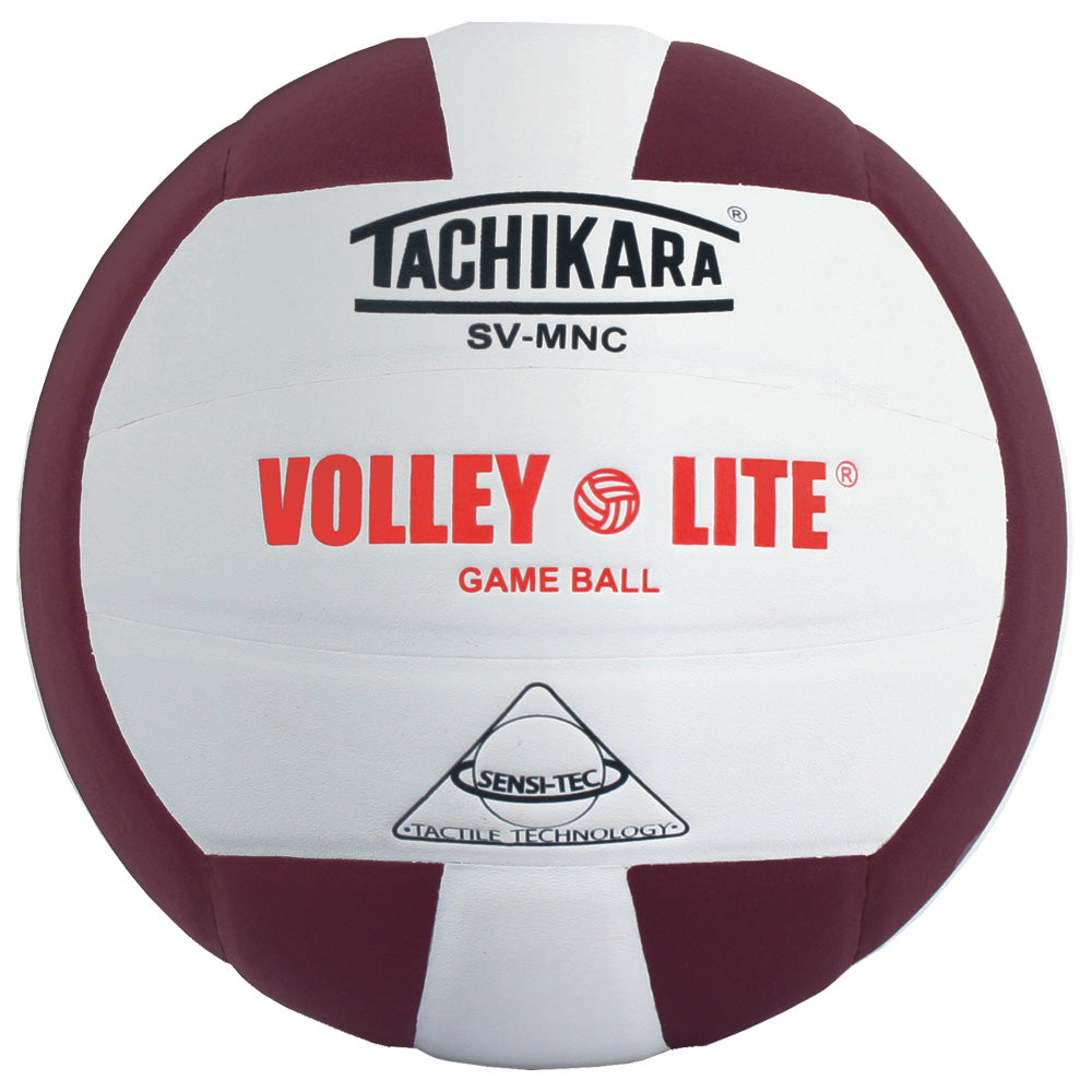 Tachikara® SVMNC Volley-Lite® Youth Volleyball - Cardinal/White