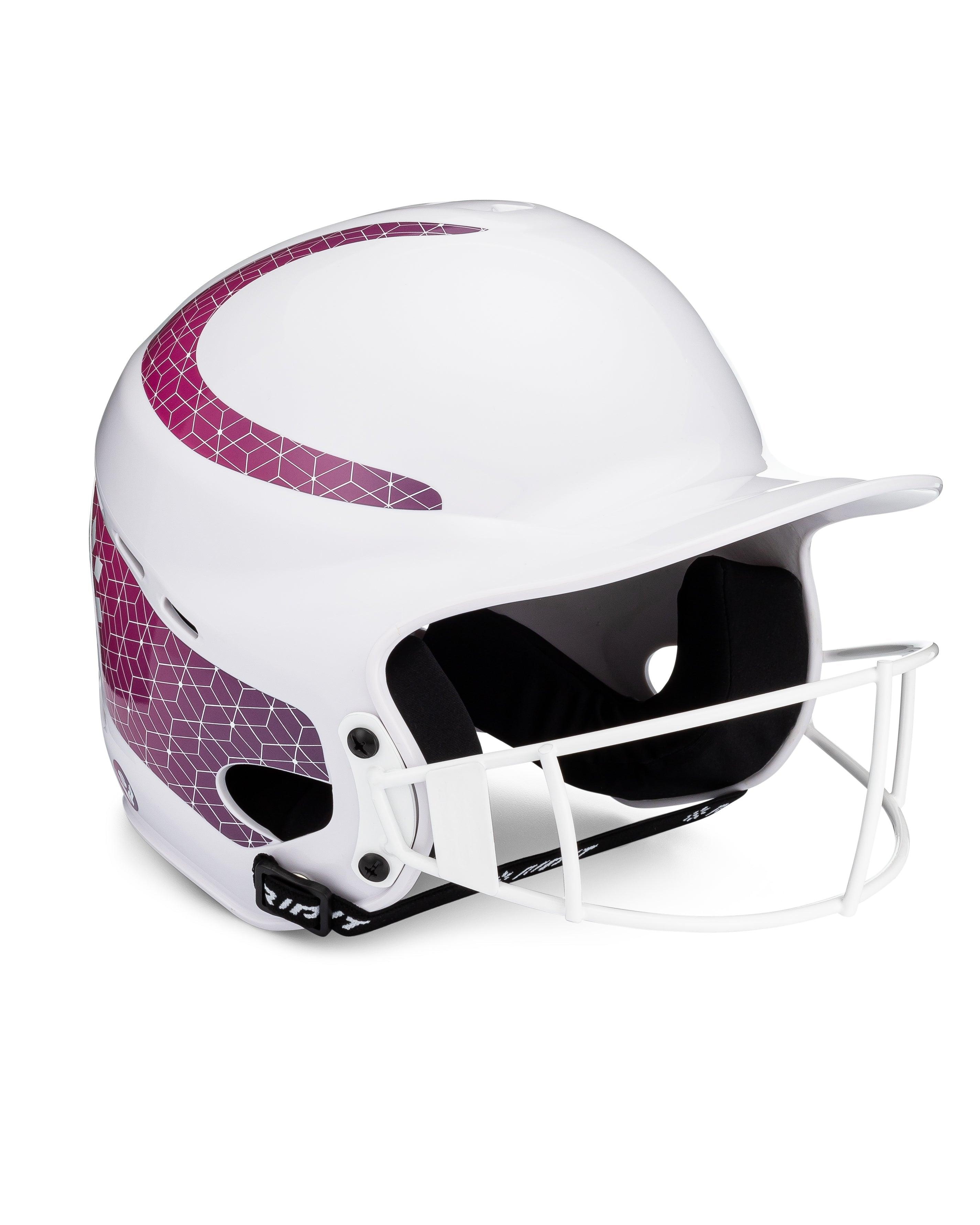 Vision Classic Softball Batting Helmet 2.0 - Pink to Purple Ombre