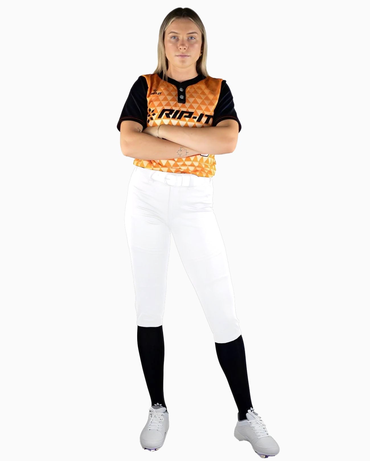 Women's Revolution Softball Pants - Straight Fit - White