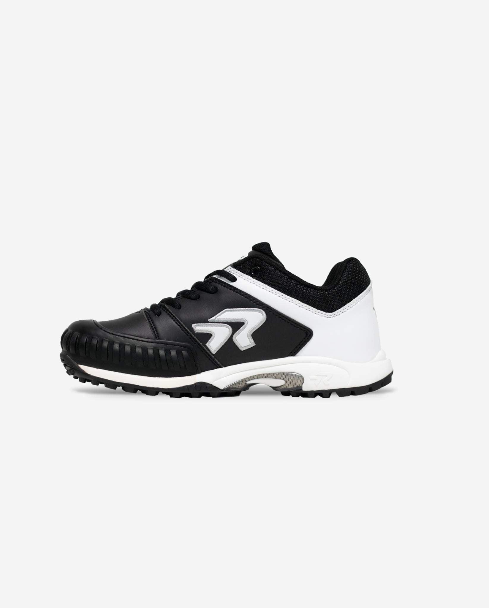 Women's Flite Softball Turf Shoes with Pitching Toe - Black