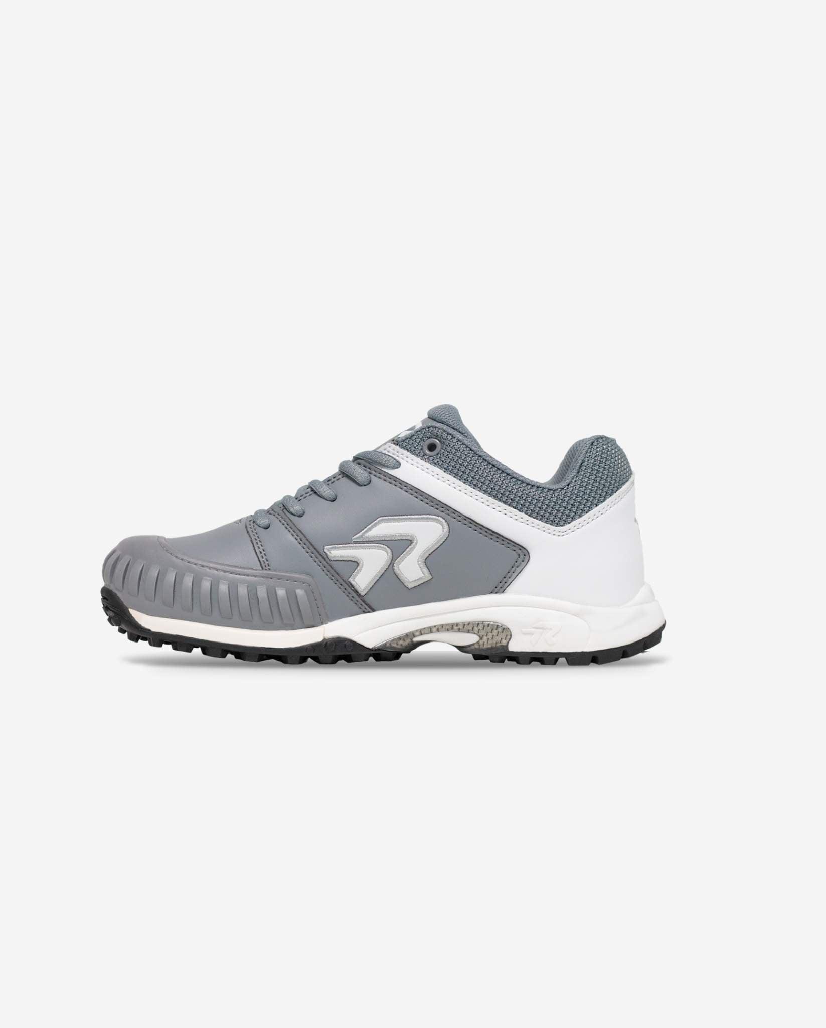 Women's Flite Softball Turf Shoes with Pitching Toe - Charcoal